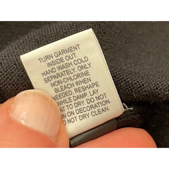 Express Cotton Black Short Sleeve Open Cardigan Sweater, Sequin Trim, Size M - Picture 7 of 11